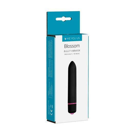 Me You Us Vibrator 10 Modes Waterproof Black