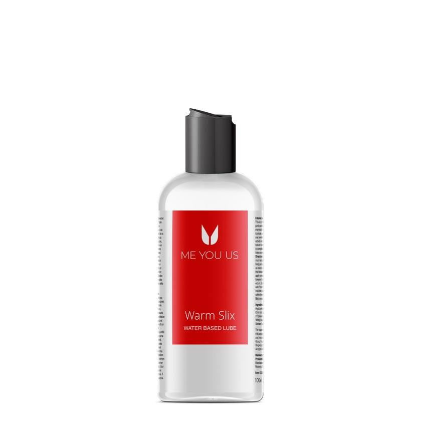 Me You Us Aqua Slix Water-based Lubricant 100ml Transparent Warming Effect