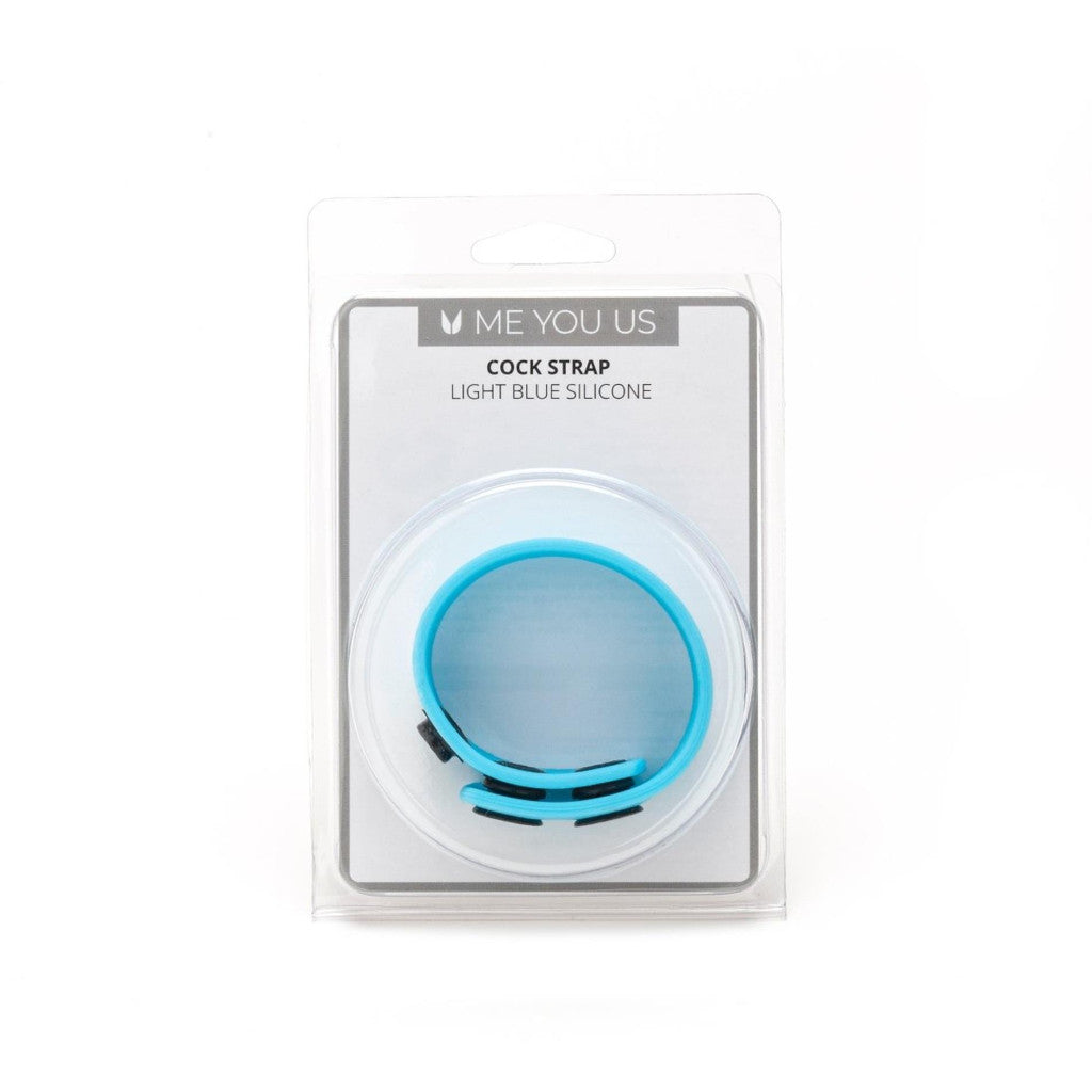 Me You Us Penis Ring Silicone Erection Aid Comfortable Blue 21 Cm