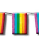 10 Meter Rainbow Flag String 19x28 Cm