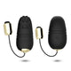 Kitty Vibrating Egg Remote Control 9 Modes Waterproof 58x36x36 Mm Black