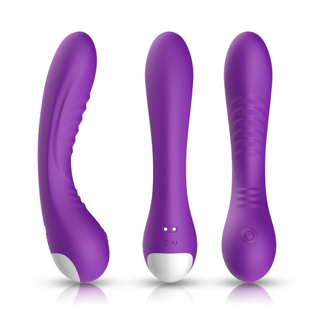 Vibrator G-spot And Clitoral Stimulation 9 Modes Usb Charging Purple 18 Cm Purple
