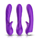Vibrator G-spot And Clitoral Stimulation 9 Modes Usb Charging 18 Cm Purple