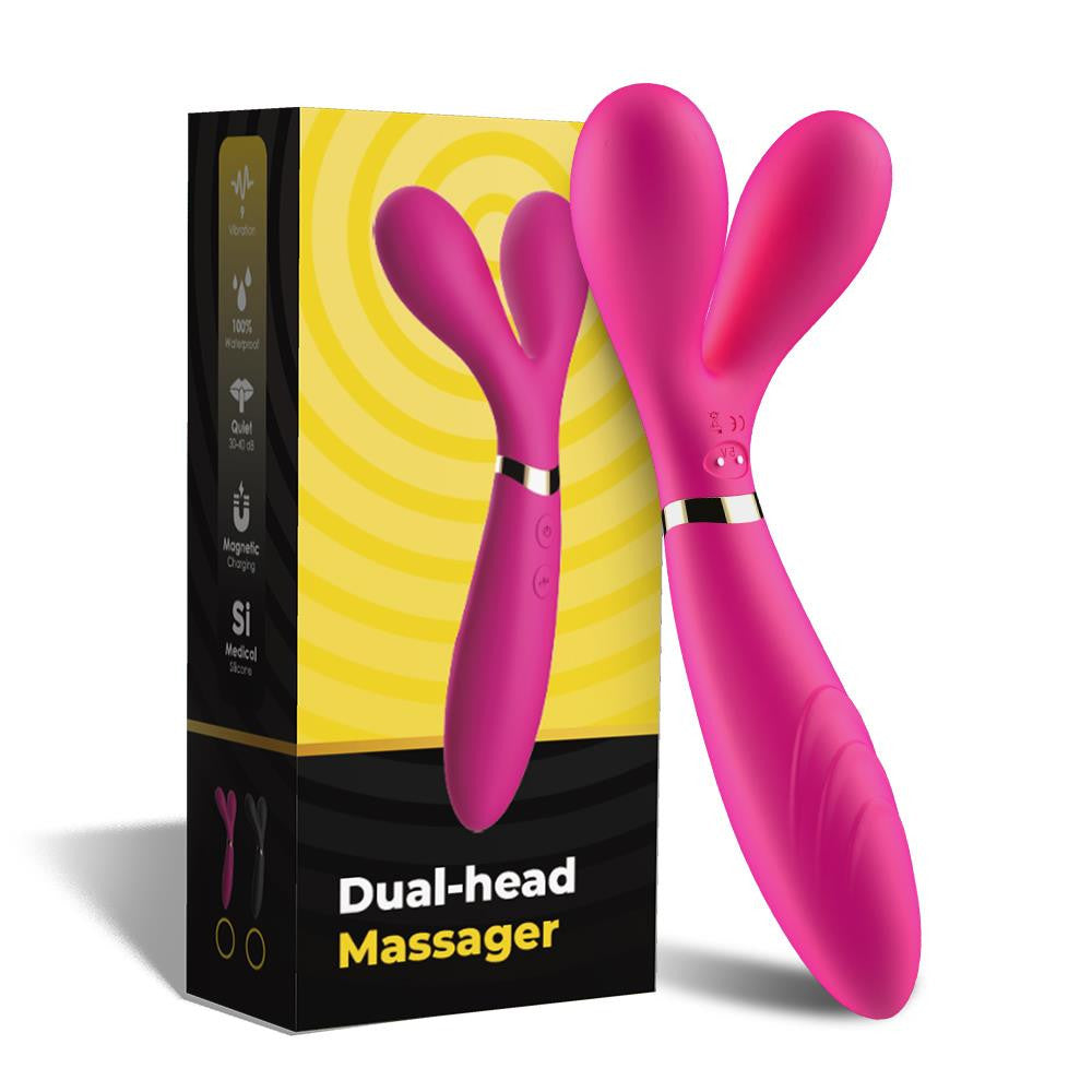 Vibrator With Flexible Arms 9 Vibration Modes Pink Usb Charging