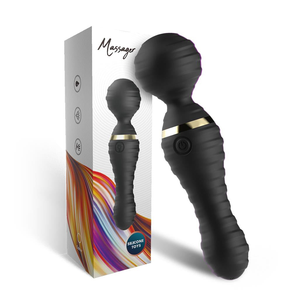 Freedom Vibrator 9 Programs Vibration Waterproof Black 19 Cm