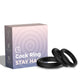 Penis Ring Set 3 Sizes Silicone Erection Enhancer Black