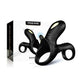 Ranger Penis Ring Vibrating 9 Modes Usb Charging Black
