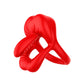 Sex Toy Vibrator 9 Vibration Modes Removable Sheath 7x4x5 Cm Red