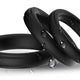 Premium Silicone Penis Ring Set – Black 3 Pieces
