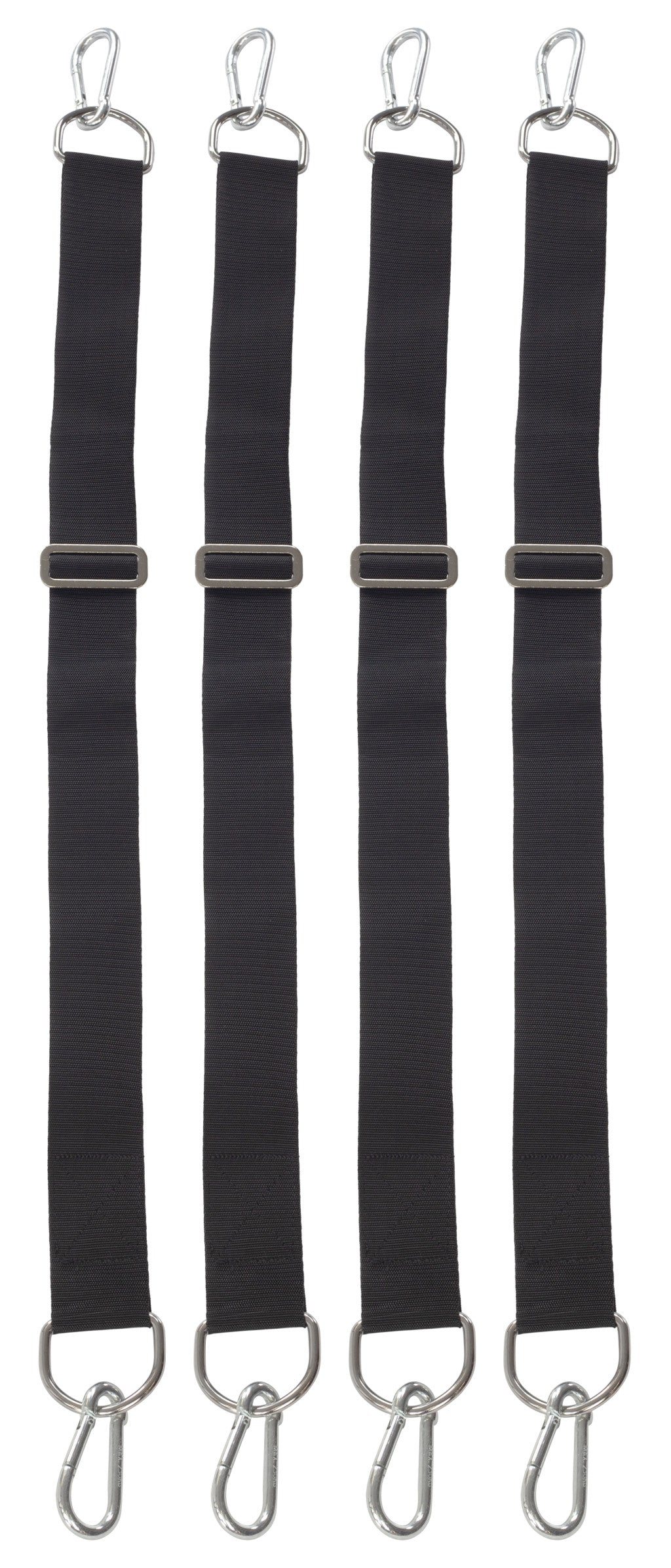 Adjustable Bands Set Of 4 With Carabiners 1 M