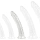 No Ball Xl – Transparent 22 Cm Long Vibrating Dildo