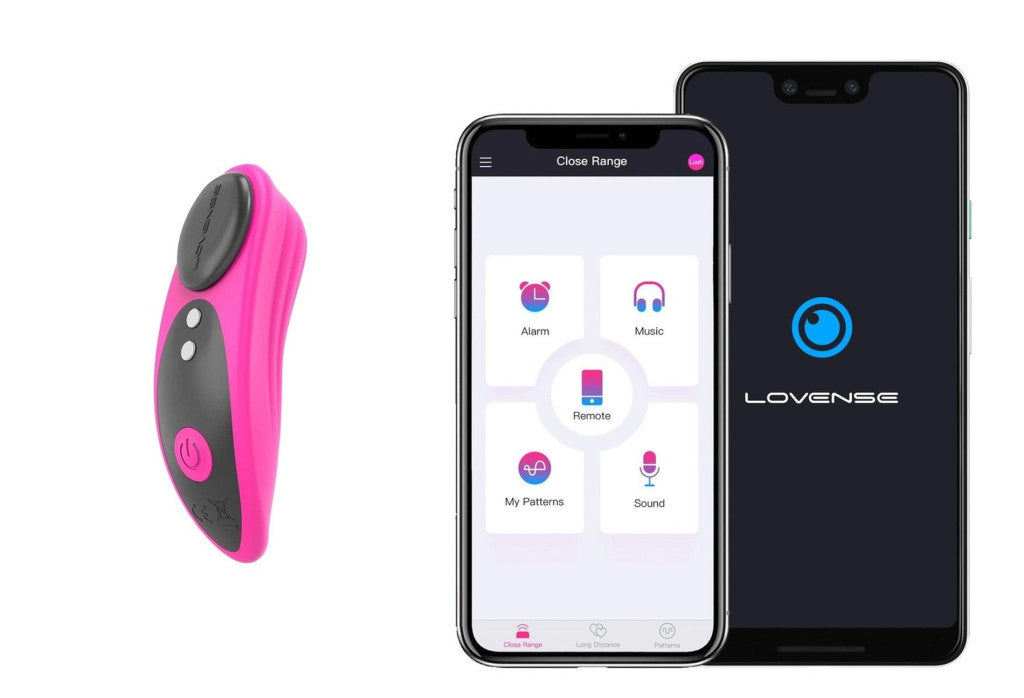 Lovense Vibrator App-controlled Magnetic Attachment Quiet Waterproof Compact Black