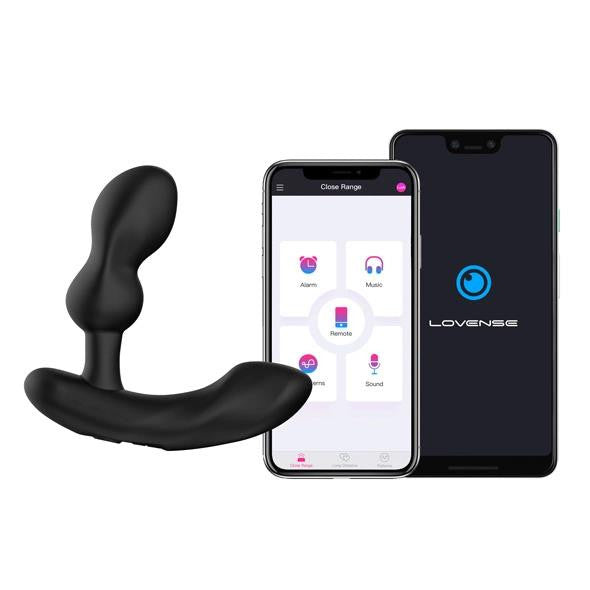 Lovense Prostata Massager Præcisionsfjernbetjening Vandtæt Sort