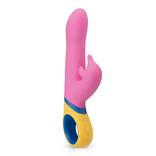 Vibrator Vibrating Rotating G-spot Stimulating 23 Cm Multi-colored