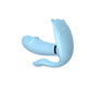 Small Vibrator With Double Stimulation 9 Vibration Modes Waterproof Silicone