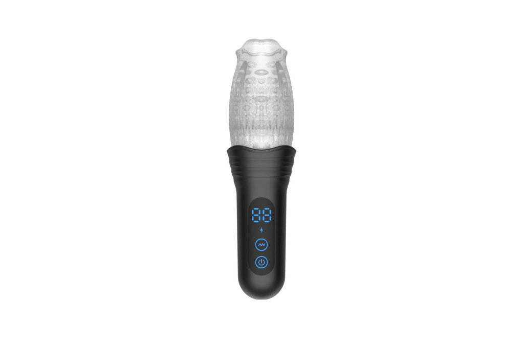Rotating Vibrating And Thrusting Masturbator