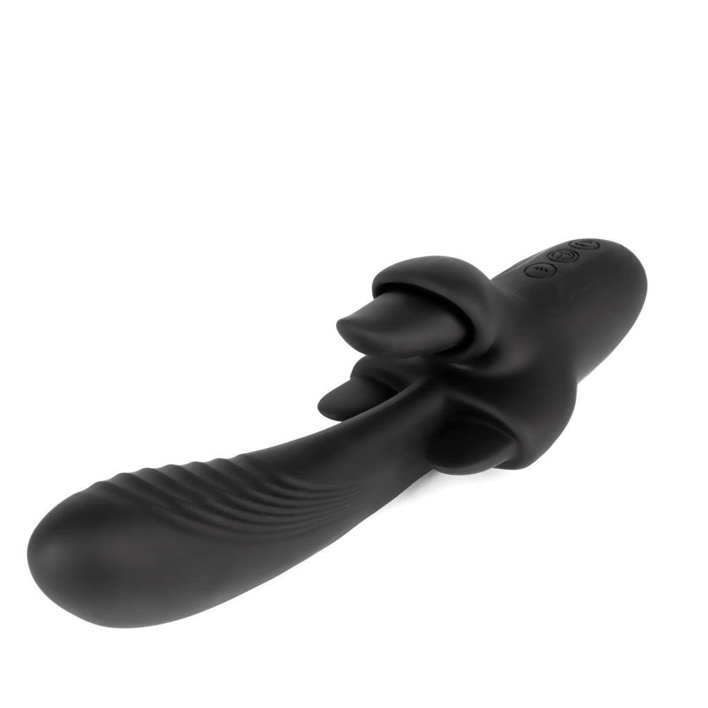 Charlie Vibrator Three Motors Wave-like 10 Modes Red