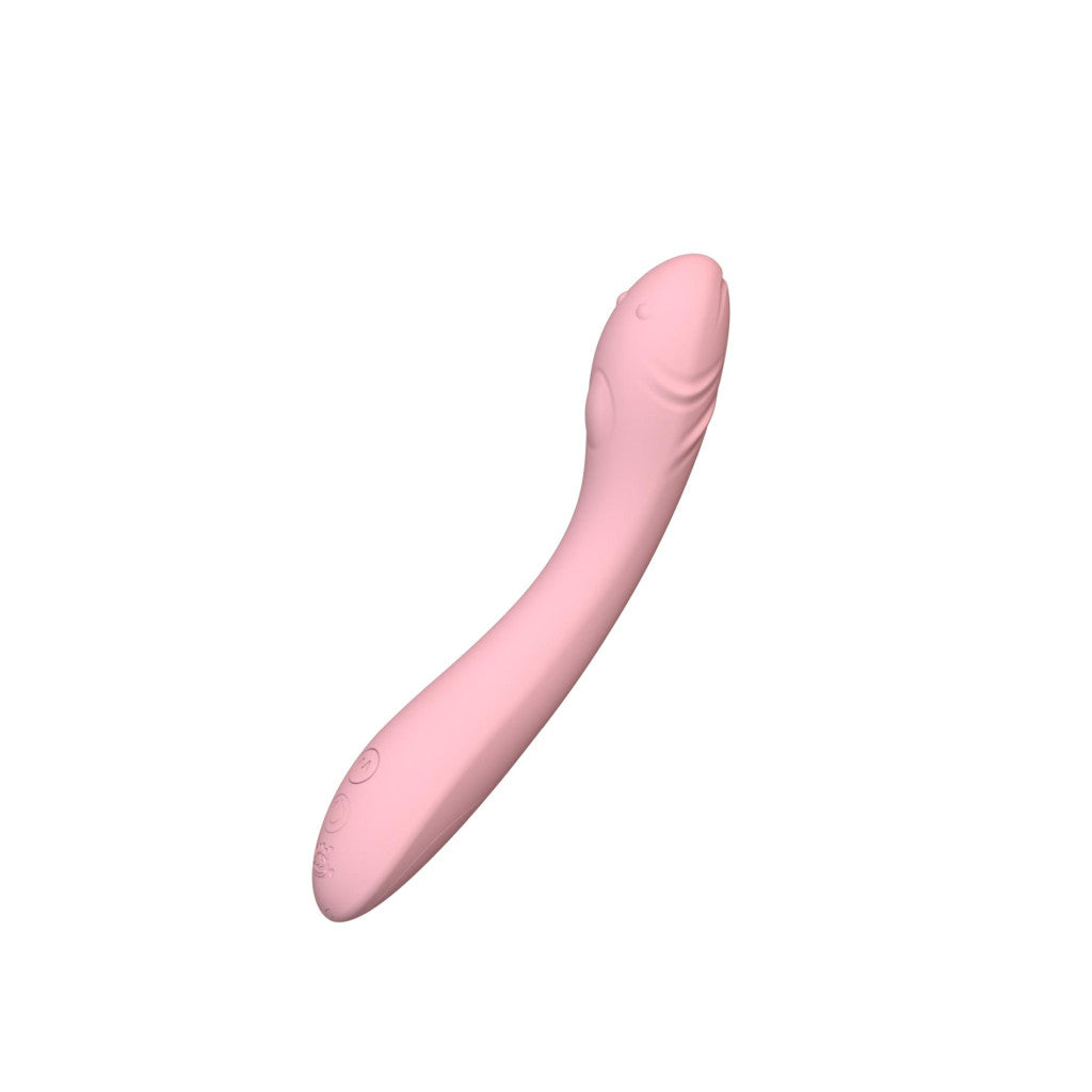 Vibrator 6 Modes Adjustable Angle Silicone Waterproof Pink