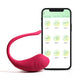 App Love Egg Vibrator 9 Modes Bluetooth Control 9.6 Cm Red