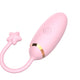 Love Egg Vibrating Egg App Control Waterproof 8 Cm Black
