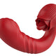 Rose Vibrator Double Stimulation Thrusting Motion 10 Modes Medical Silicone Waterproof