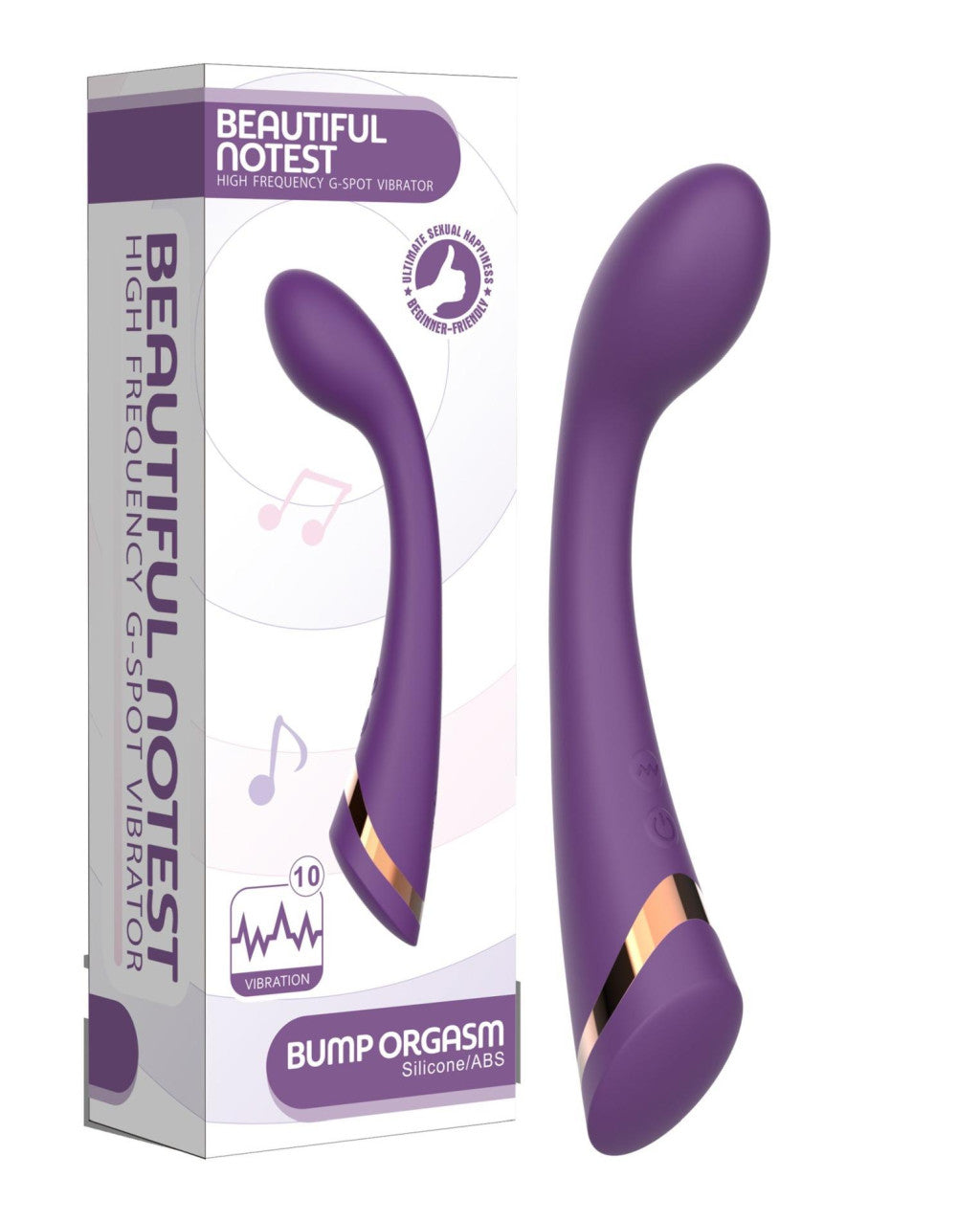 Sex Toy Vibrating G-spot Stimulator 10 Modes Silicone