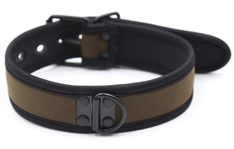 Simply Puppy – Premium Neoprene Collar In Brown