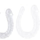 Transparent Double Dildo - 15 X 4 Cm Made Of Premium Jelly Material