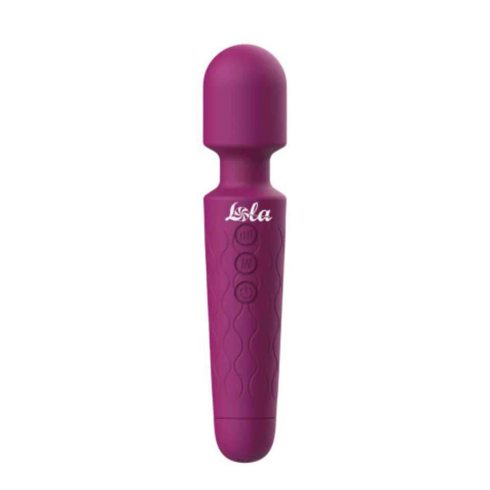 Mini Wand Vibrator 10 Modes 10 Speeds Usb Charging Purple