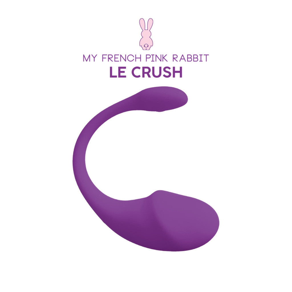 Le Crush Vibrating Egg G-spot Stimulator 10 Modes Waterproof Usb Charging Purple