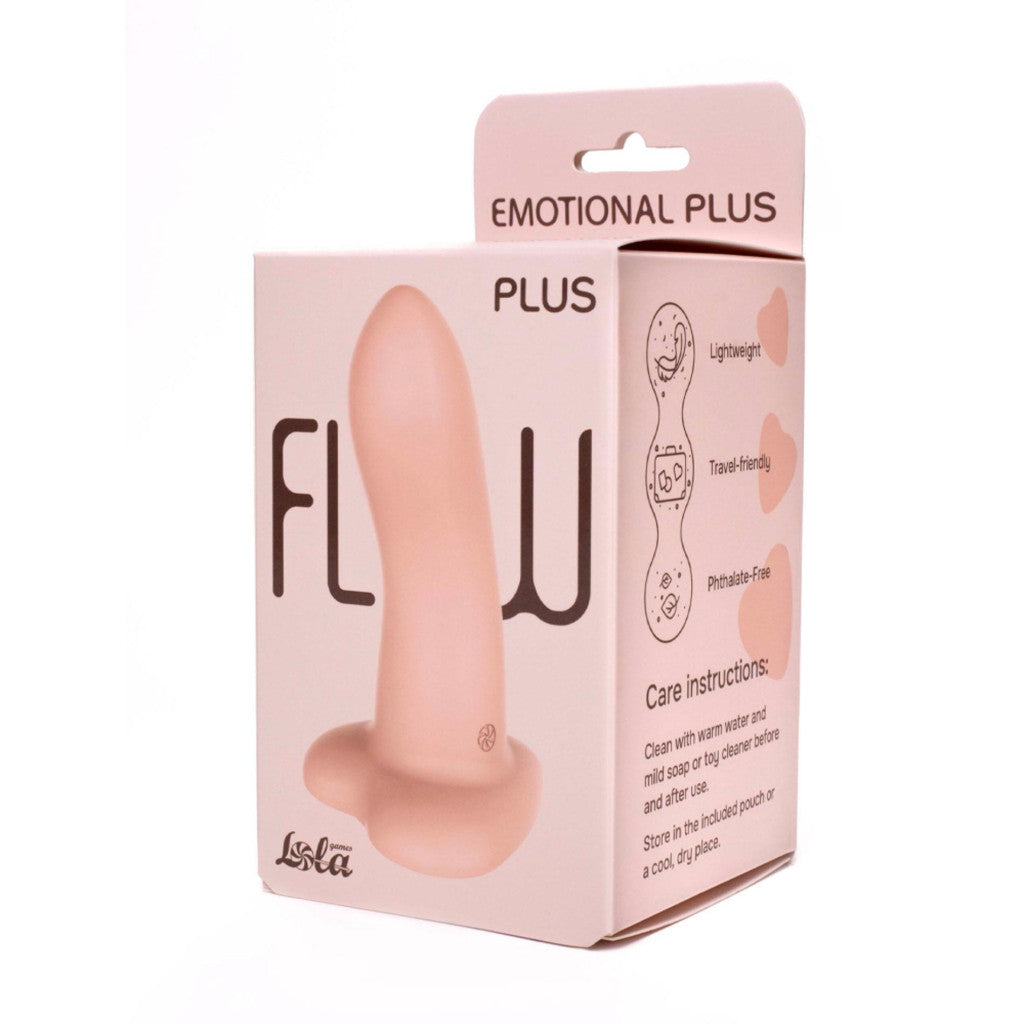Flow Dildo G-spot Prostate Stimulating Strong Suction Black