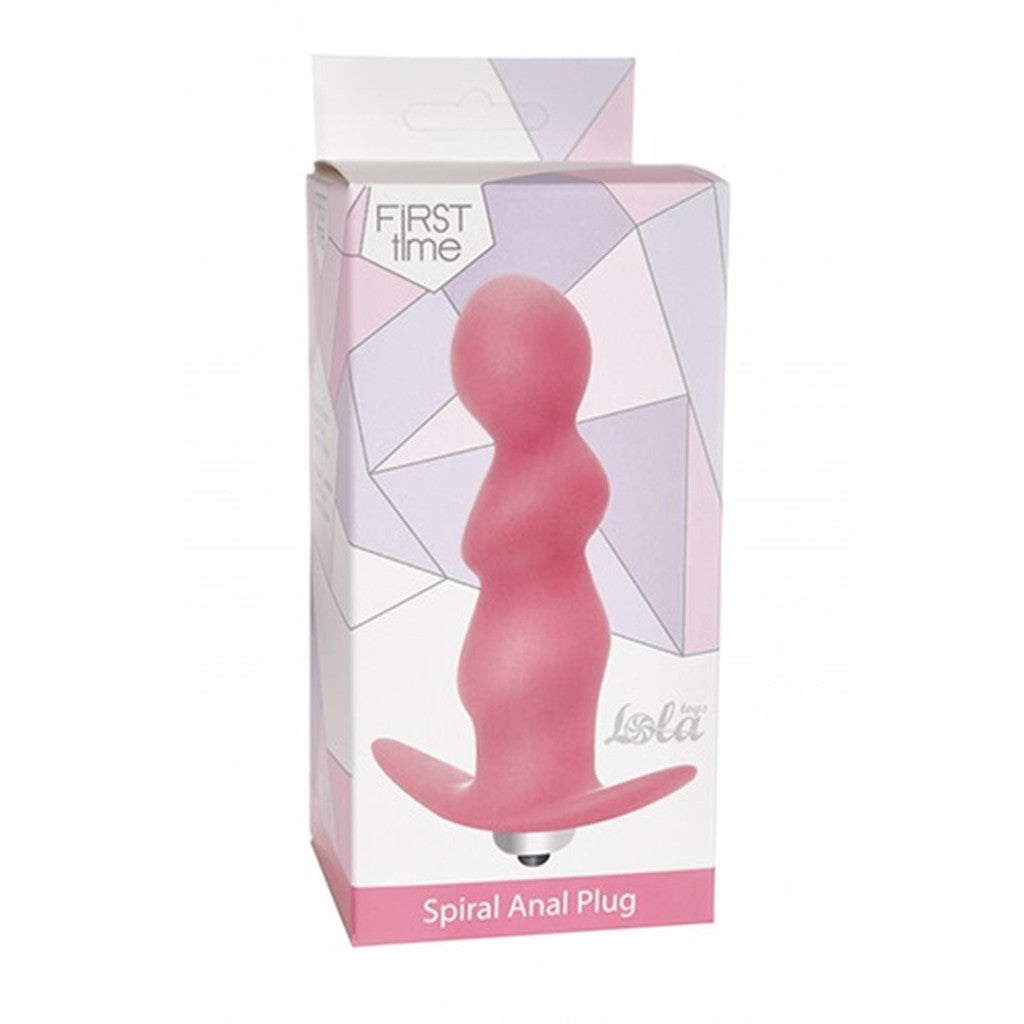 Spiral Anal Plug Pink