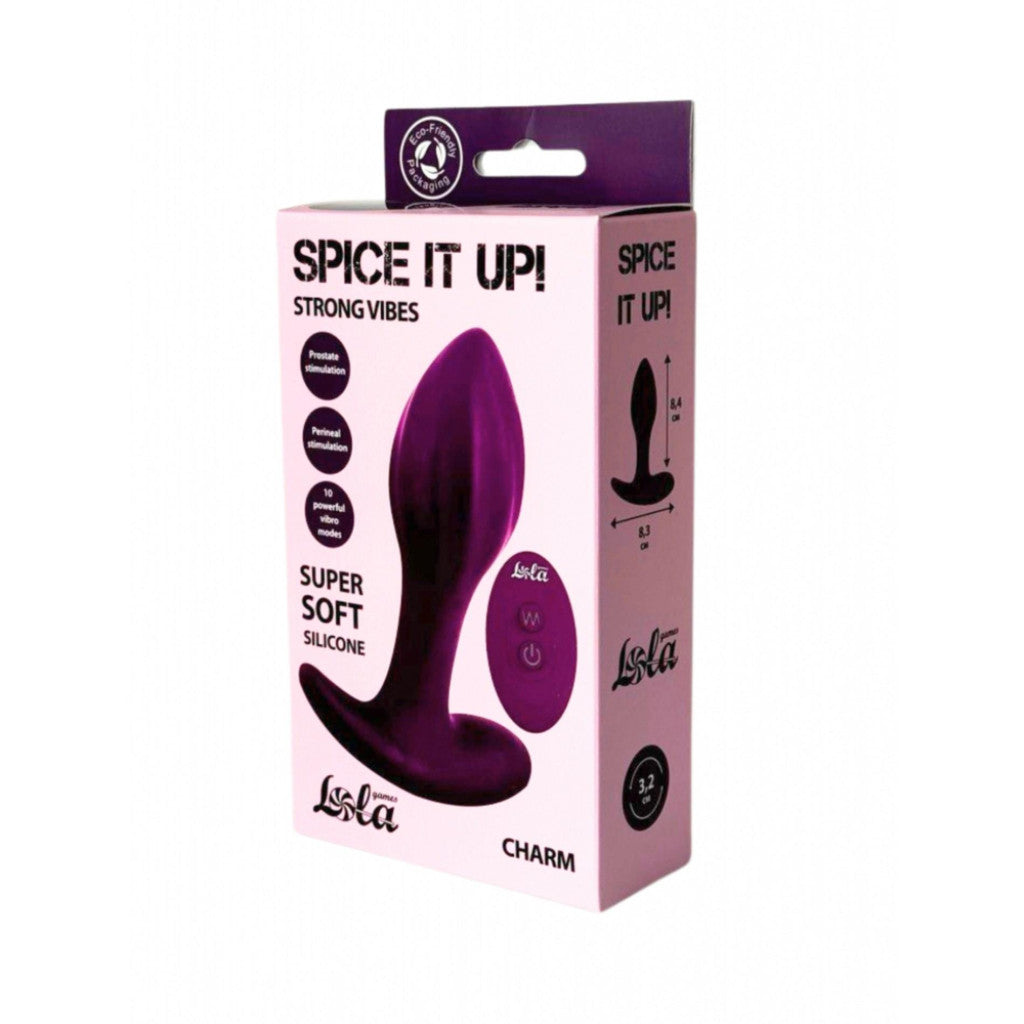 Double Silicone Anal Plug With Vibration