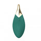 Liberty Leaf Vibrator 10 Modes - Waterproof Silent - Green With Chain 55 Cm