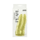 Dildo Dual Stimulation Pearl Effect Suction Cup 17.5 Cm White