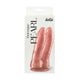 Dildo Double Stimulation Pearly Pink 17.5 Cm 16.5 Cm With Suction Cup