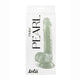 Dildo Realistic Pearl Effect Sticky Base 20.5 Cm White
