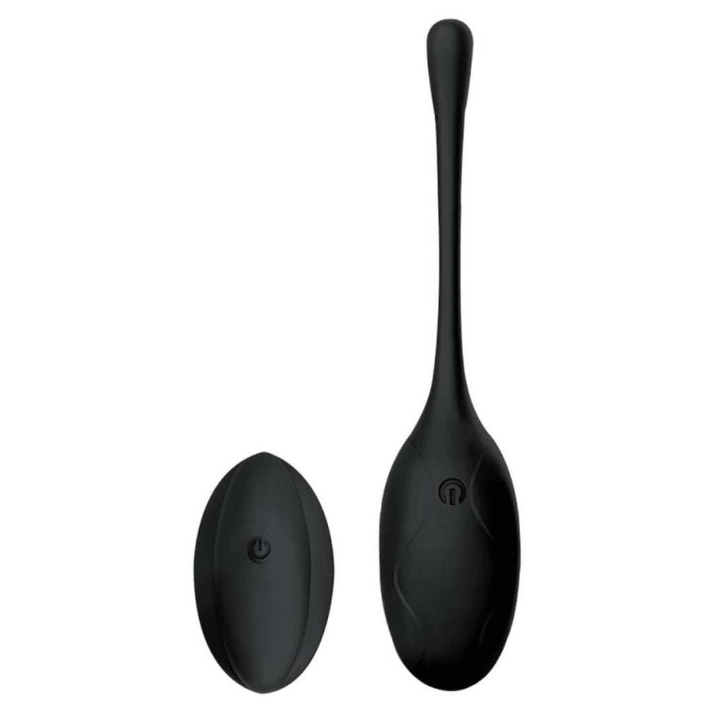 Inty Vibrating Egg Remote Control 10 Modes Usb Charging Waterproof Black