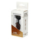 Star Collection Anal Plug Silicone Comfortable Application S Black Transparent Crystal