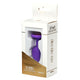 Star Collection Anal Plug Silicone Safe Base Crystal Decoration S Purple-pink