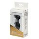 Star Collection Anal Plug Stylish Medium Size M Black With Transparent Stone