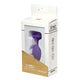 Star Collection Anal Plug Medium Size Light Pink Stone Purple