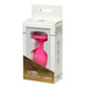 Star Collection Anal Plug Comfortable Safe L Pink Transparent With Follower