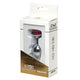 Sex Toy Anal Plug Medium Size Pink Stone Silver Metal