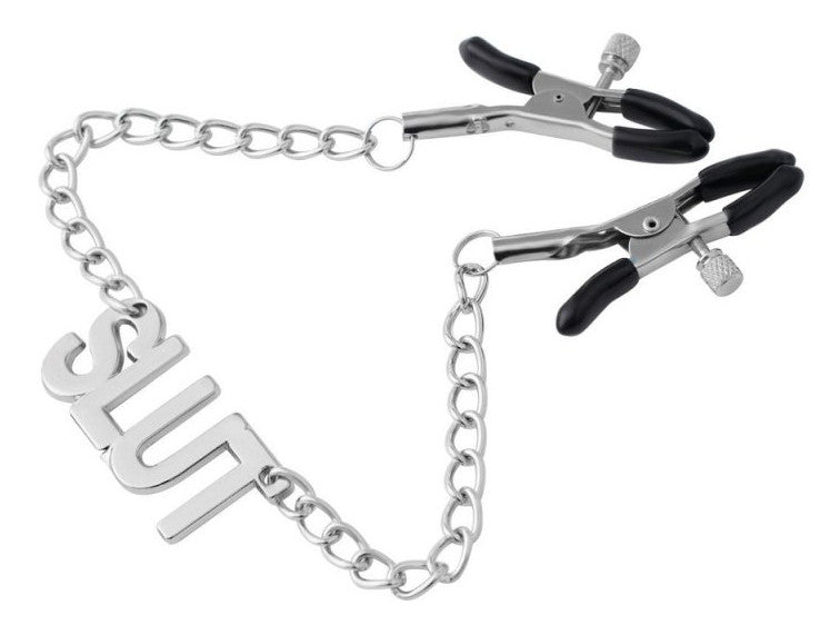 Clitoral Clip – With Sensual Metal Stimulating Plate 38 Cm