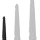 Oktoop S – Premium Black Dildo 30 X 4.5 Cm