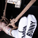 Bunny Rope - Stylish White Socks In A Youthful Rhythm