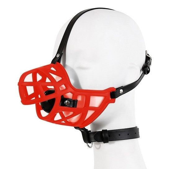 Sm Muzzle Strap – Red Fastening Muzzle