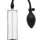 Powerpump Penis Pump Effective Vacuum Silicone Black Transparent