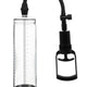 Powerpump Penis Pump Magnifier With Size Indicator Black Transparent